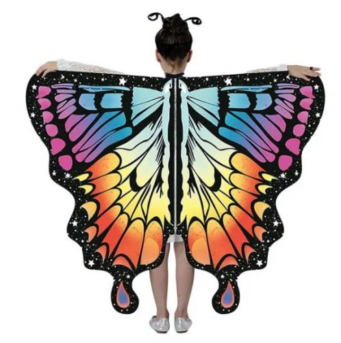 Skrzydła motyla duże multikolor
