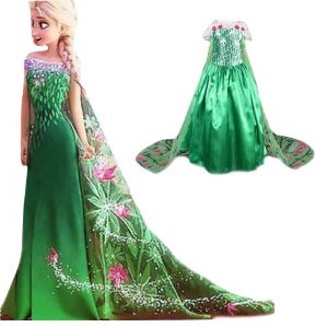 Suknia balowa ELSA zielona