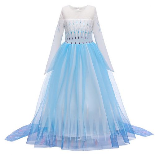 Suknia Elsa Frozen 2 biało-niebieska